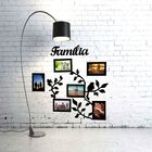 Porta Retrato De Parede Em Mdf - Cor Preta