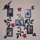 Porta Retrato De Parede Em Mdf - Em Mdf Branco