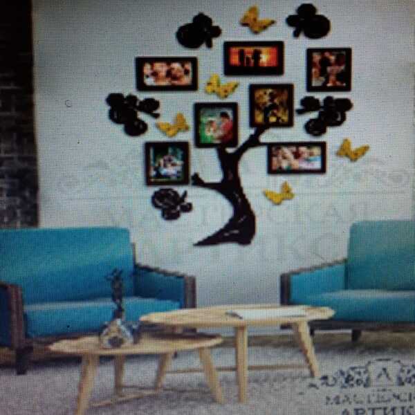 Porta Retrato De Parede Em Mdf - Em Mdf Branco