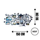 Porta Retrato De Parede Em Mdf - Em Mdf Branco