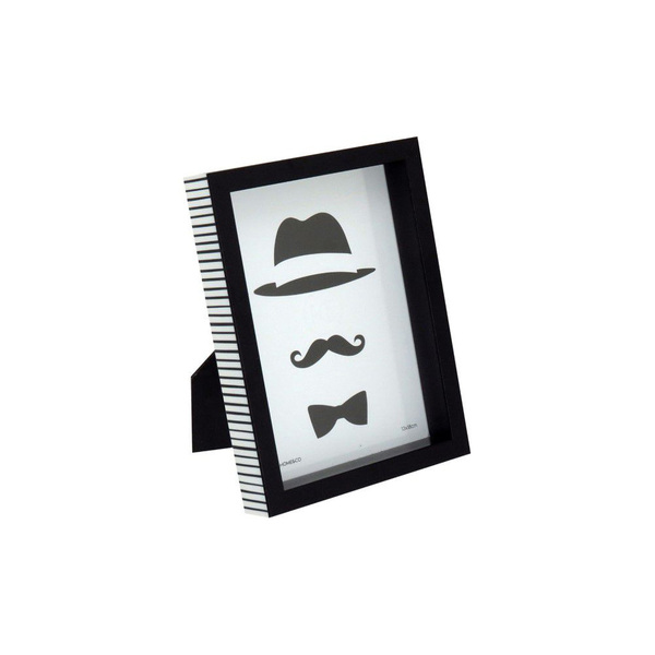 Porta Retrato De Plástico Preto Para Decoração Casa/sala 13x1