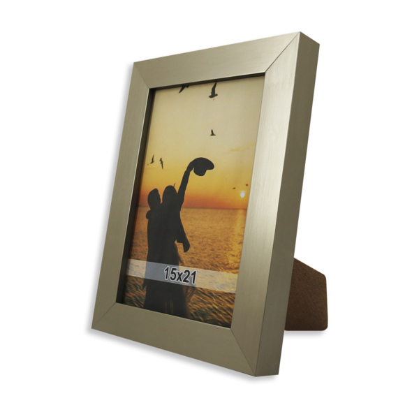 Porta-retrato Decorativo Fine Dourado - 15x21 Cm