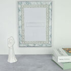 Porta Retrato Diploma Carrara Prata Ou Rose Gold A4 21x29,5 P