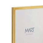 Porta Retrato Dourado Em Metal 15x20 Cm 11263 Mart