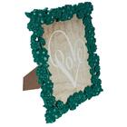 Porta Retrato Dynasty Flowerfull Em Plástico Verde Folha