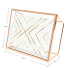 Porta Retrato Elegante Metal Rosegold Ou Dourado 13x18 Rose