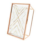 Porta Retrato Elegante Metal Rosegold Ou Dourado 13x18 Rose