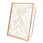 Porta Retrato Elegante Metal Rosegold Ou Dourado 15x20 Rose