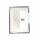 Porta-retrato Em Alumínio Adely Decor Lumini 15x20cm Prata Bo
