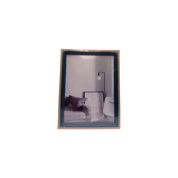 Porta Retrato Em Madeira Preta 15x20