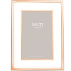 Porta Retrato Em Metal 10x15 Rose Gold Mart 08085