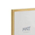 Porta Retrato Em Metal Dourado 10x15 Cm
