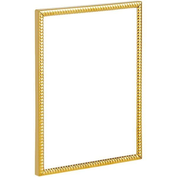 Porta Retrato Em Metal Dourado Dourado 20x25cm Mart 12521