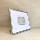 Porta Retrato Em Metal E Vidro Prata 10x15