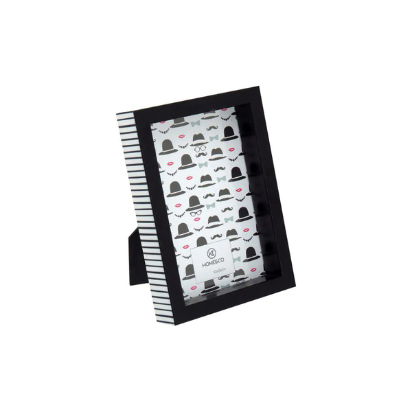 Porta Retrato Em Plástico Preto Para Decoração Casa/sala 10x1