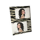 Porta Retrato Em Vidro Estampa De Zebra 98327