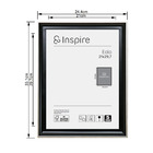 Porta Retrato Unifoto Eolo Preto 21x29,7cm Inspire