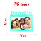 Porta Retrato Família 20x15cm Verde
