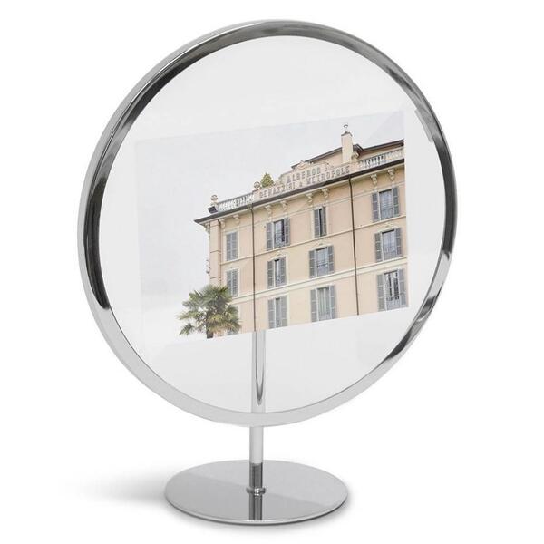 Porta-retrato Flutuante Infinito 13 X 18 Cm Prata - Umbra