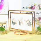 Porta Retrato Giratorio De Metal 2 Fotos 10x15 Rose