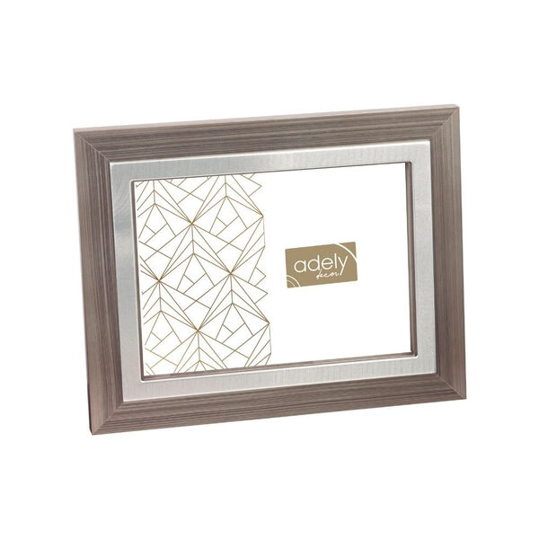 Porta-retrato Lúmini Cinza Granito 15x20cm Alumínio