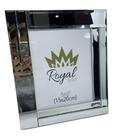 Porta Retrato Luxo Com Moldura Revestida Em Espelho