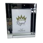 Porta Retrato Luxo Com Moldura Revestida Em Espelho