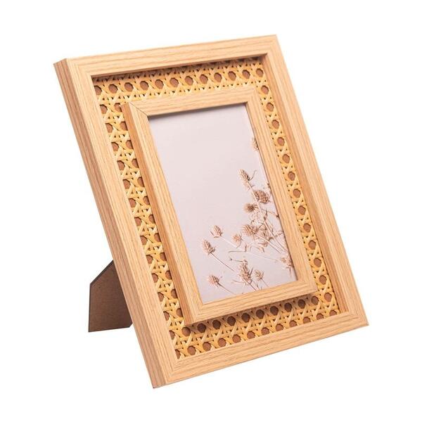 Porta Retrato Lyor De Mdf Com Trelica 15cm X 20cm 220104