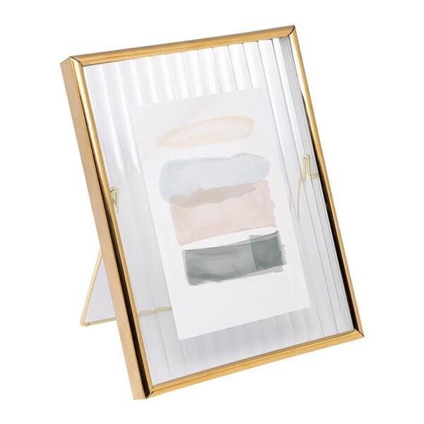 Porta Retrato Lyor De Metal Dourado 10cm X 15cm 5636