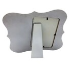 Porta Retrato Madeira Moldura Para Foto 10x15 Retro Flor Deco