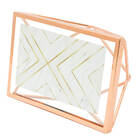 Porta Retrato Metal 10x15 Aramado Diamante Cobre