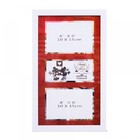 Porta Retrato Moldura Branca Para 2 Fotos 10x15cm Mickey &amp