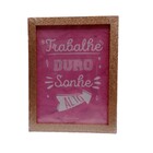 Porta Retrato Moment Com Brilho  Rosa 10x15