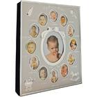 Porta Retrato My First Year Com Álbum - Prestige - Cinza