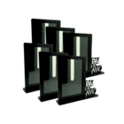 Porta Retrato Pai Te Amo  Vertical - 6 Unidades Preta