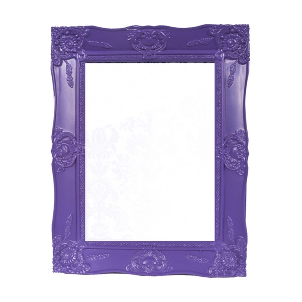 Porta Retrato Plastico New Cirque Roxo 13 X 18 Cm