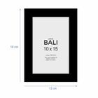 Porta Retrato Preto MDF 10x15cm Tropical