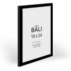 Porta Retrato Preto MDF 18x24cm Tropical