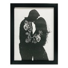 Porta Retrato Preto Para Foto 15x20cm