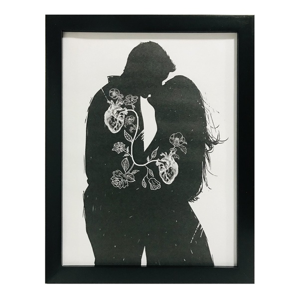 Porta Retrato Preto Para Foto 15x20cm