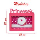 Porta Retrato Princesa Rosa 20x15cm