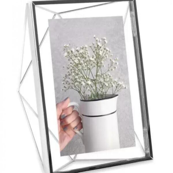 Porta Retrato Prisma 13x18 Cm Cromo - Umbra