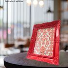 Porta-retrato Provençal Vermelho 13x18cm