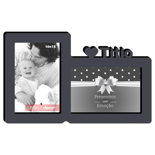 Porta-retrato Quadro Para Decorar Família Titio Presente Cria