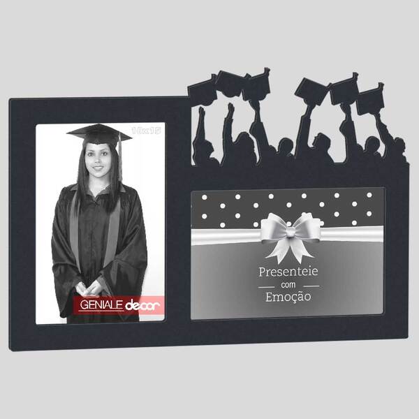 Porta-retrato Quadro Para Decorar Formatura Formandos Preto