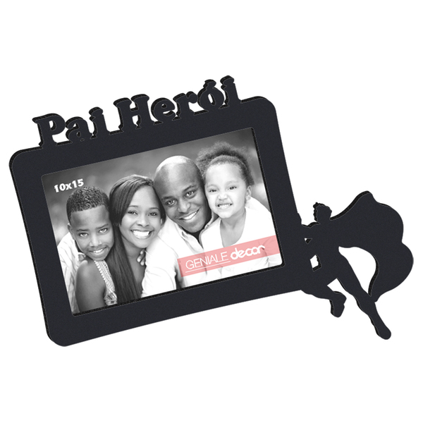 Porta-retrato Quadro Para Presentear Decorar Pais Pai Herói P