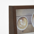 Porta Retrato Retangular 10cm x 15cm Em Madeira Marrom Da Umb