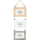 Porta Retrato Retrô 3 Fotos