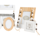 Porta Retrato Retrô Branco/bege