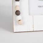 Porta Retrato Retrô Branco/bege